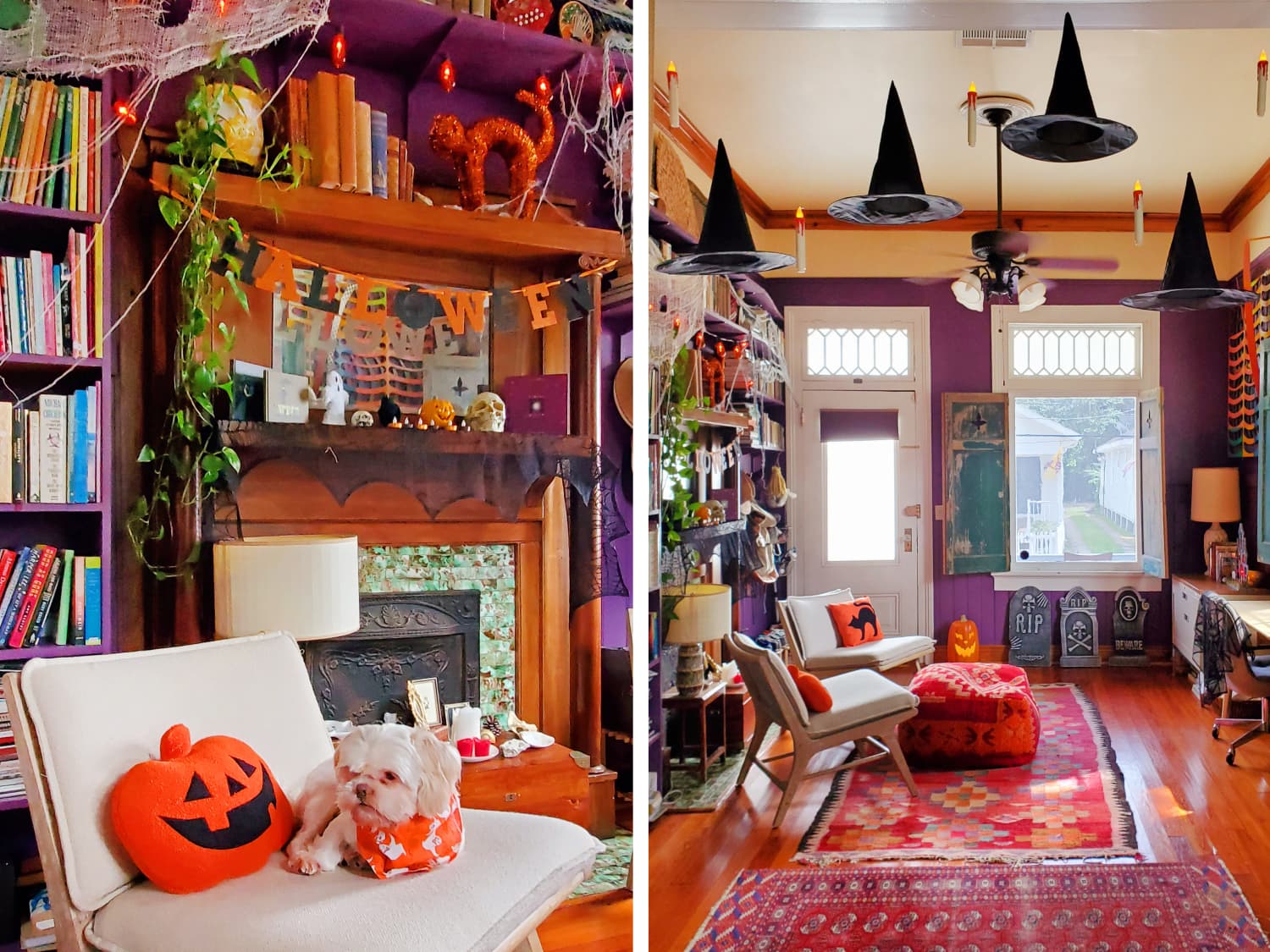 Halloween interior store house decorations